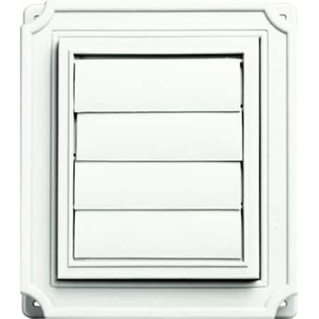 Builders Edge Builders Edge 140137079123 Scalloped Exhaust Vent White 898635
